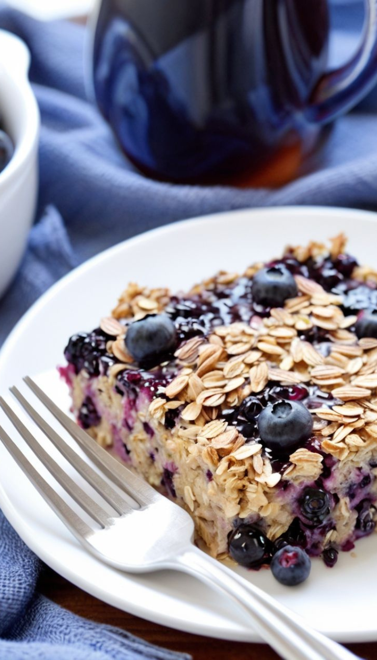 Blueberry Baked Oatmeal