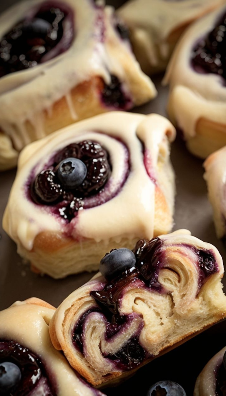 Blueberry Cinnamon Rolls