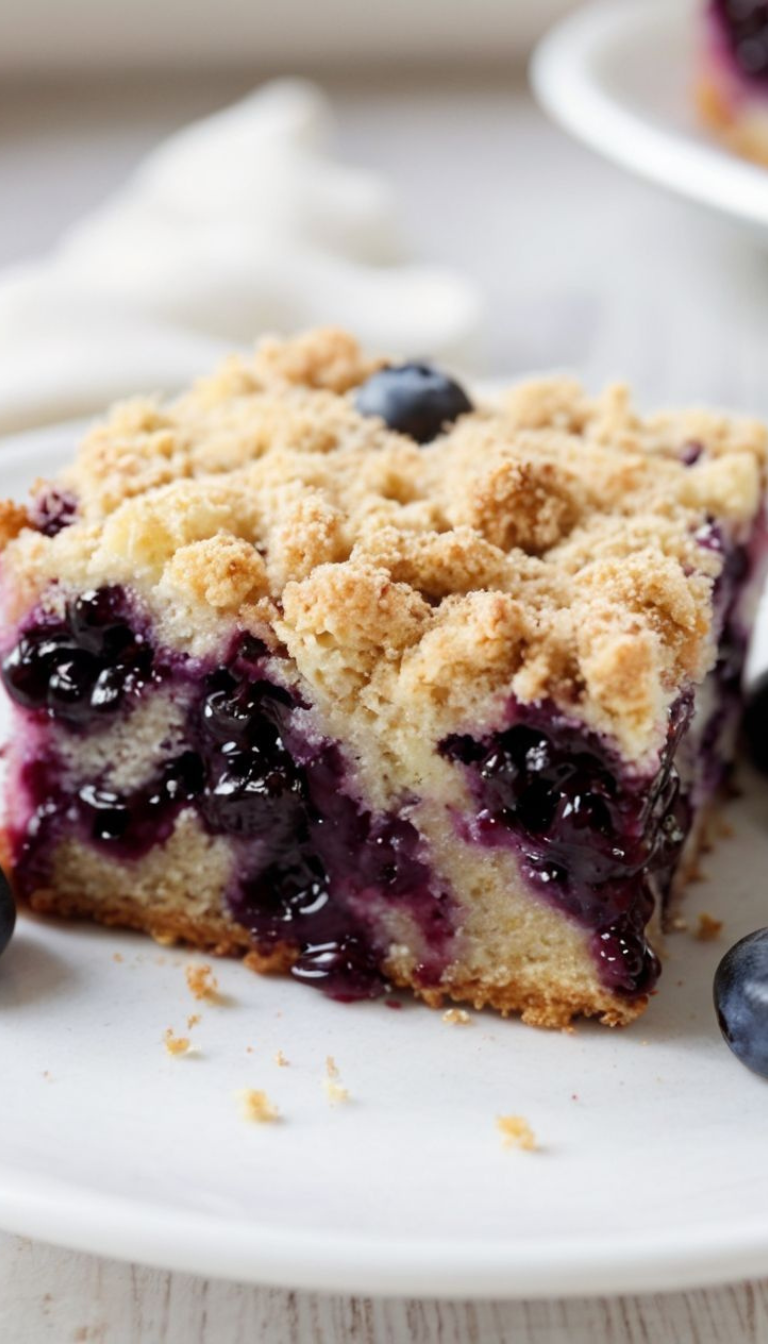 Blueberry Coffee Crumb Cake