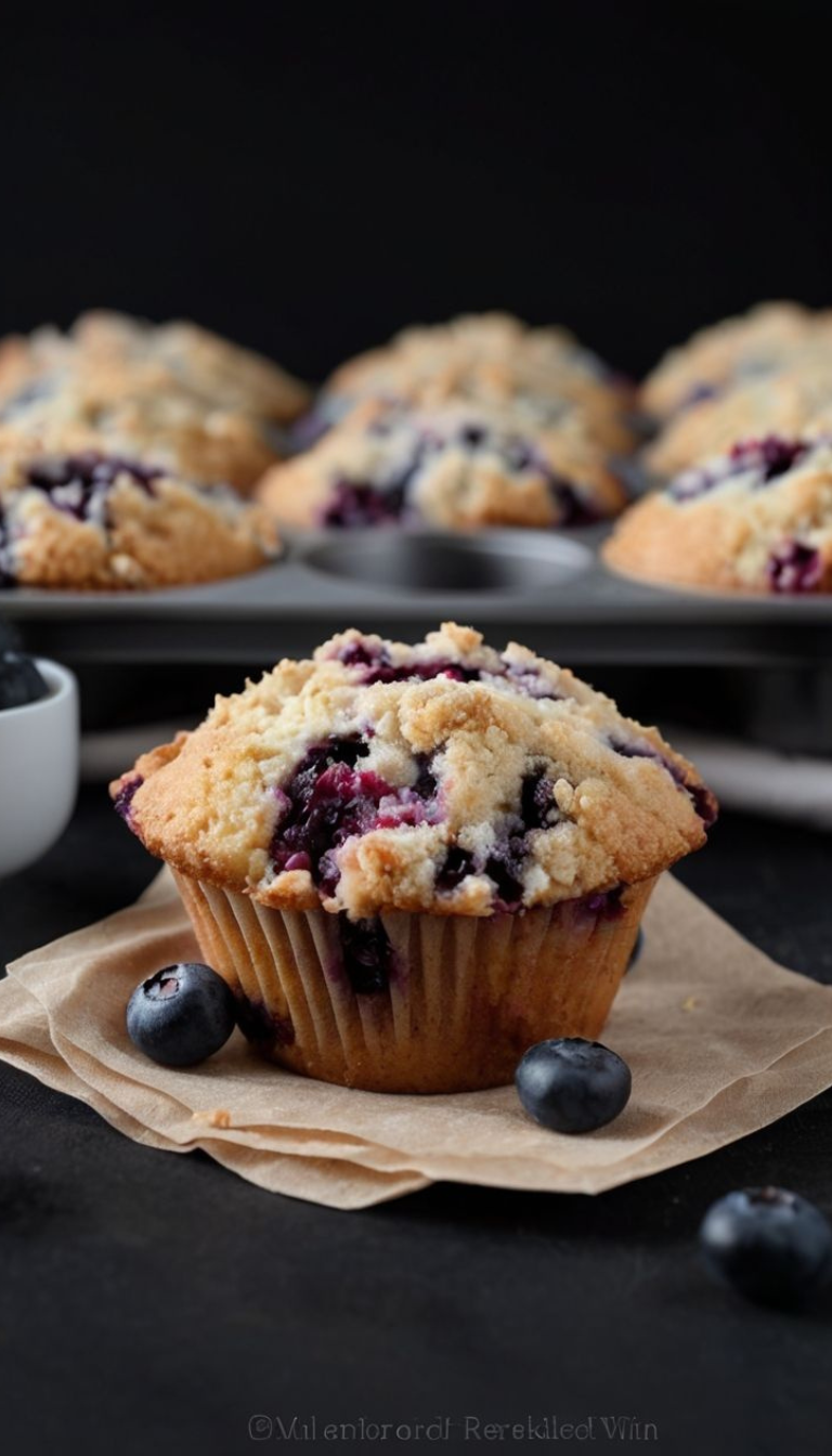 Blueberry Streusel Muffins