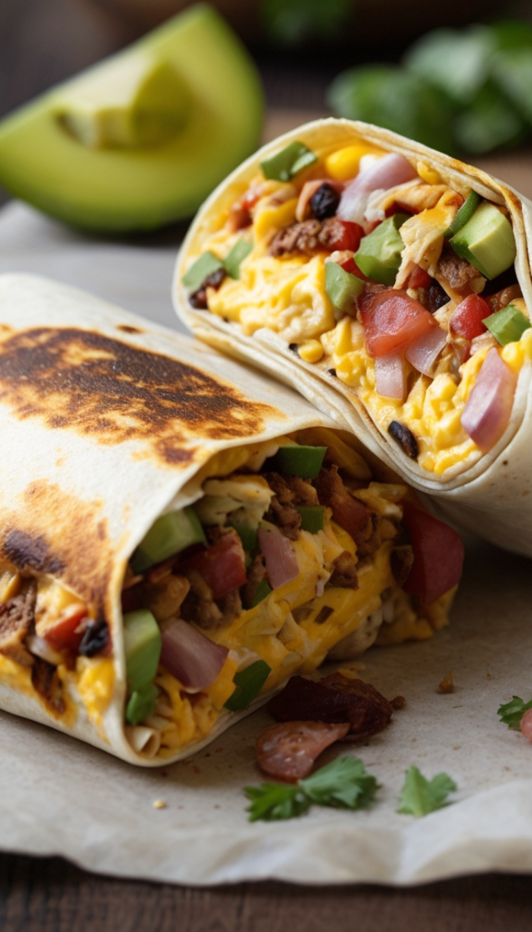 Breakfast burritos Recipe