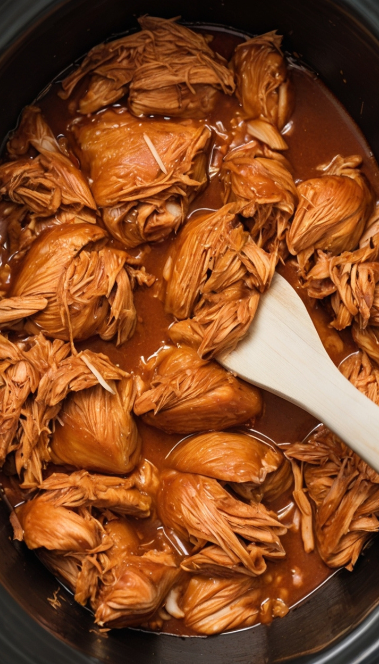 Crockpot BBQ Pulled Chicken Recipe