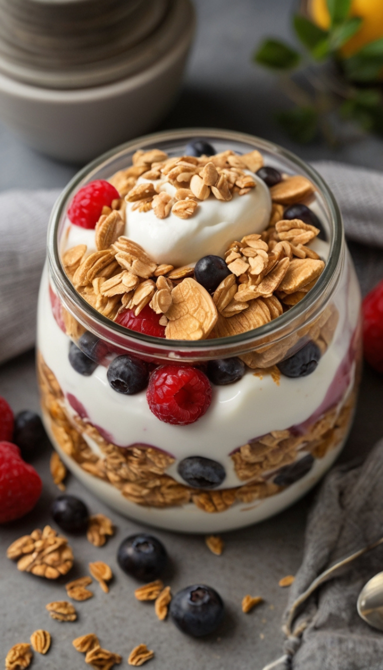 Greek yogurt parfait