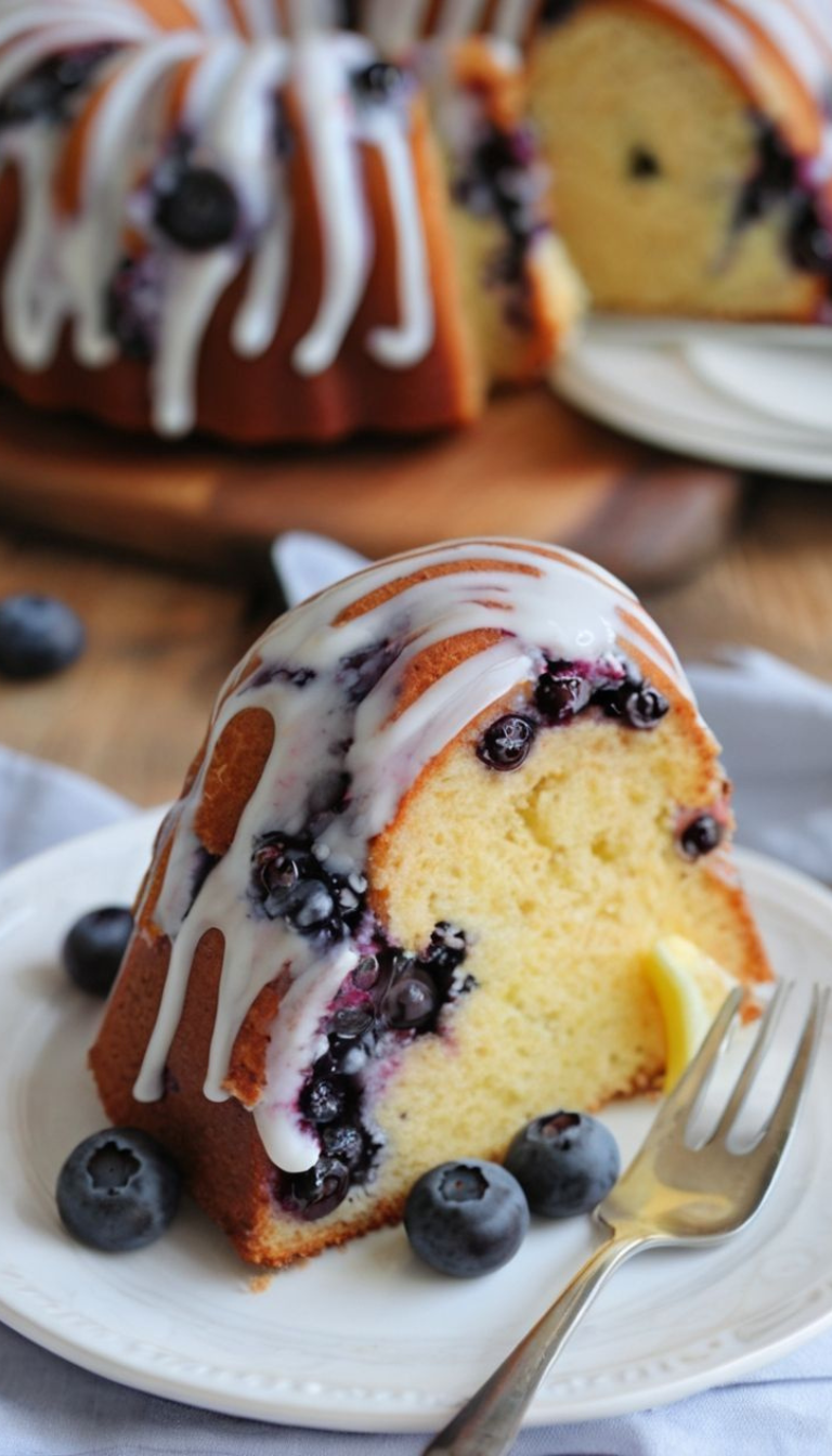 Lemon Blueberry Bundt