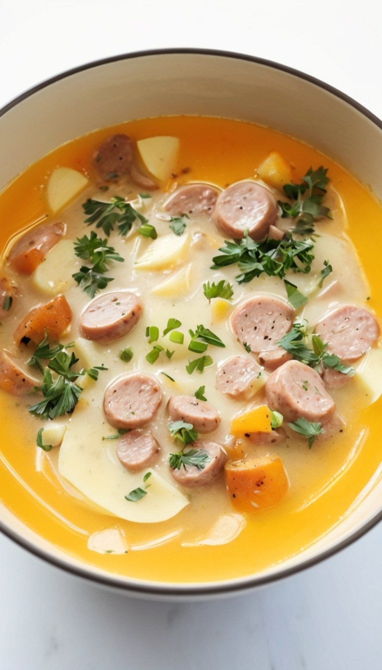 Sausage and potato soup Recipe