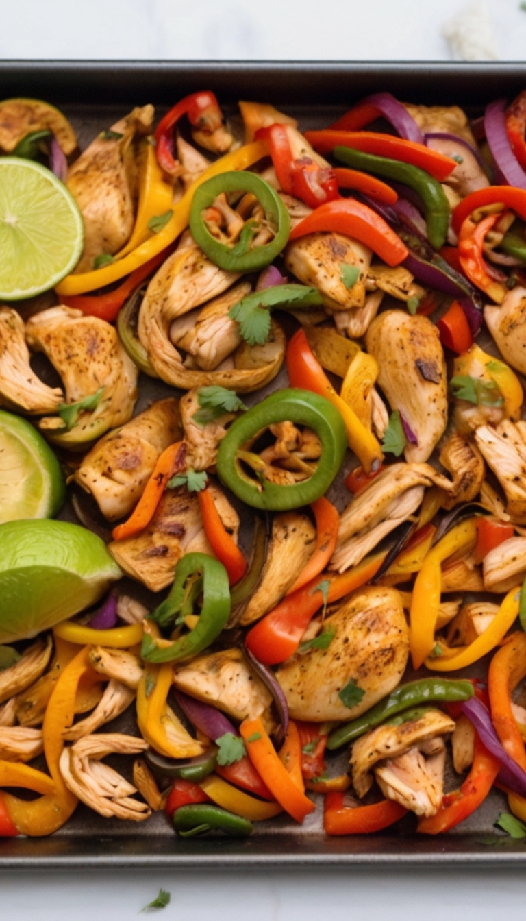 Sheet Pan Chicken Fajitas Recipe