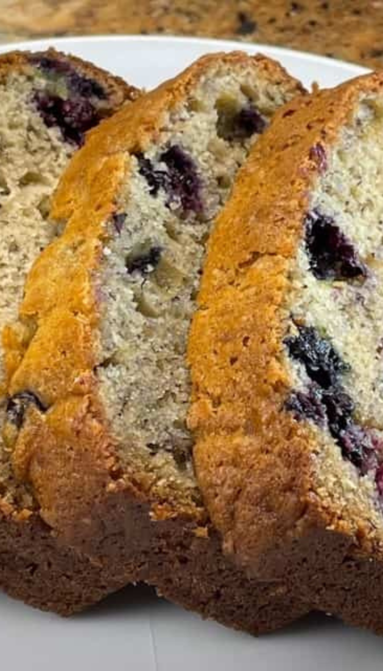 Easy Blueberry Banana Bread