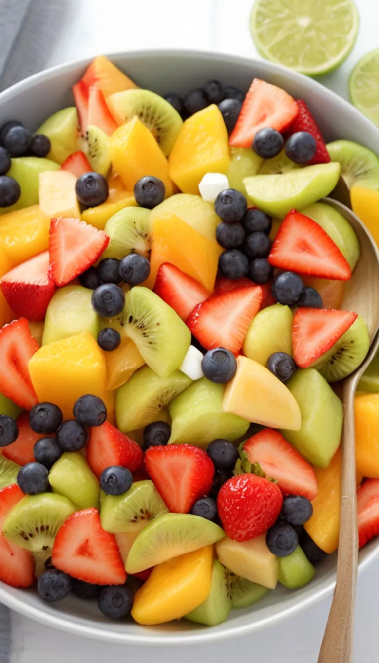 honey lime fruit salad