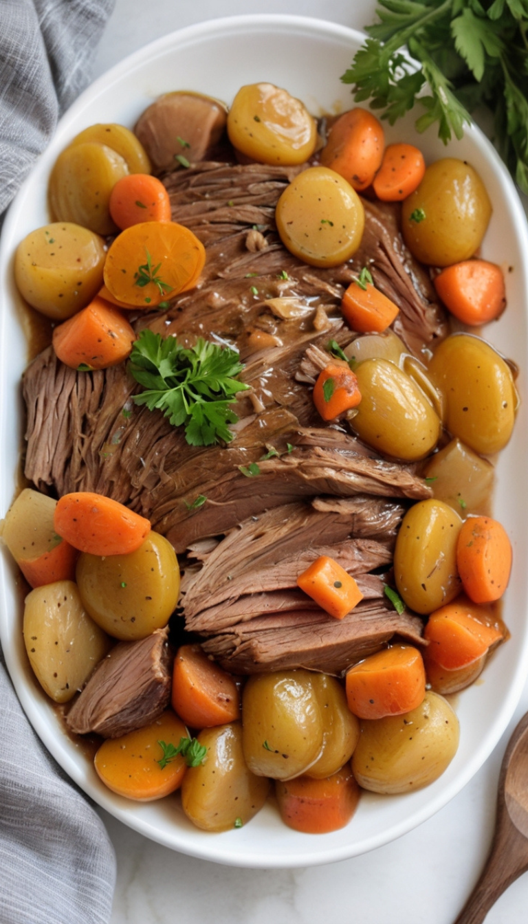 slow cooker pot roast recipe