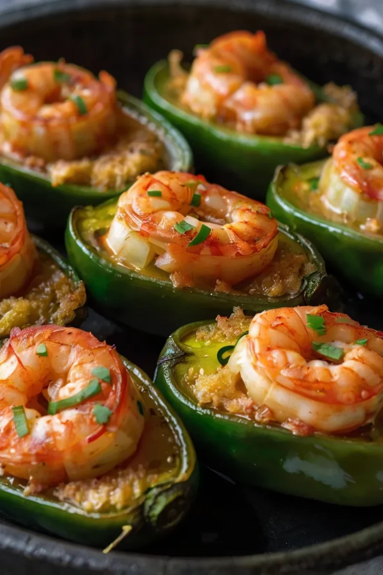 Fiery Cajun Shrimp Stuffed Jalapeños