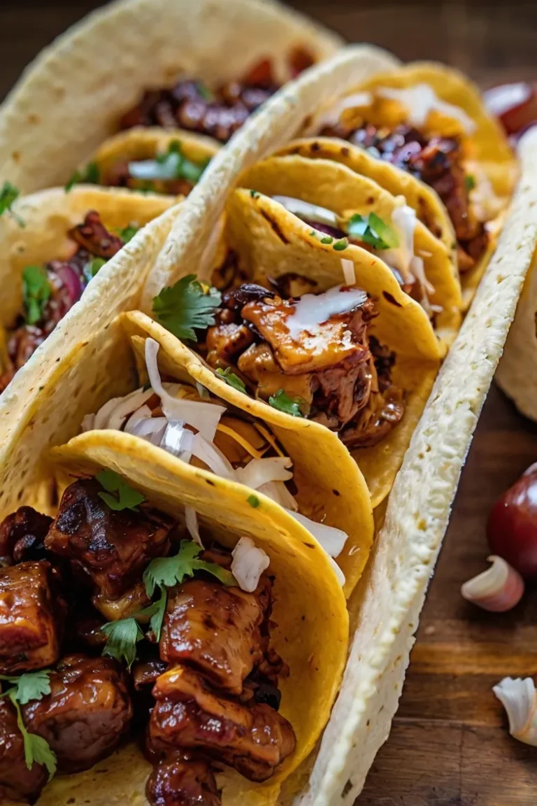 Garlic Butter Honey BBQ Tacos: A Perfectly Flavorful Taco Recipe