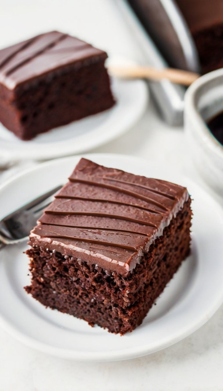 One Bowl Buttermilk Chocolate Cake