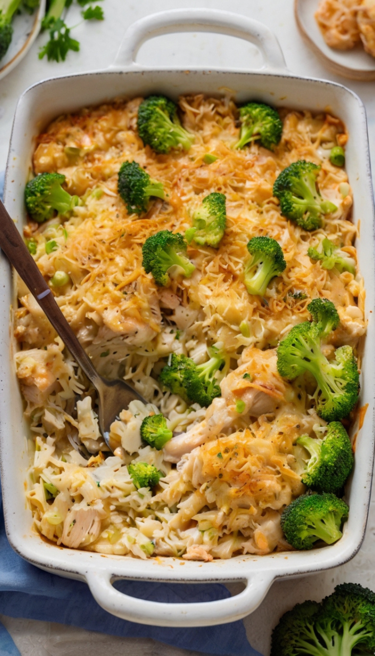 chicken rice broccoli casserole