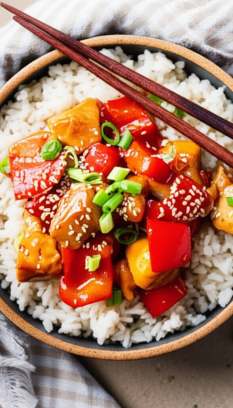Chicken and Bell Pepper Stir Fry