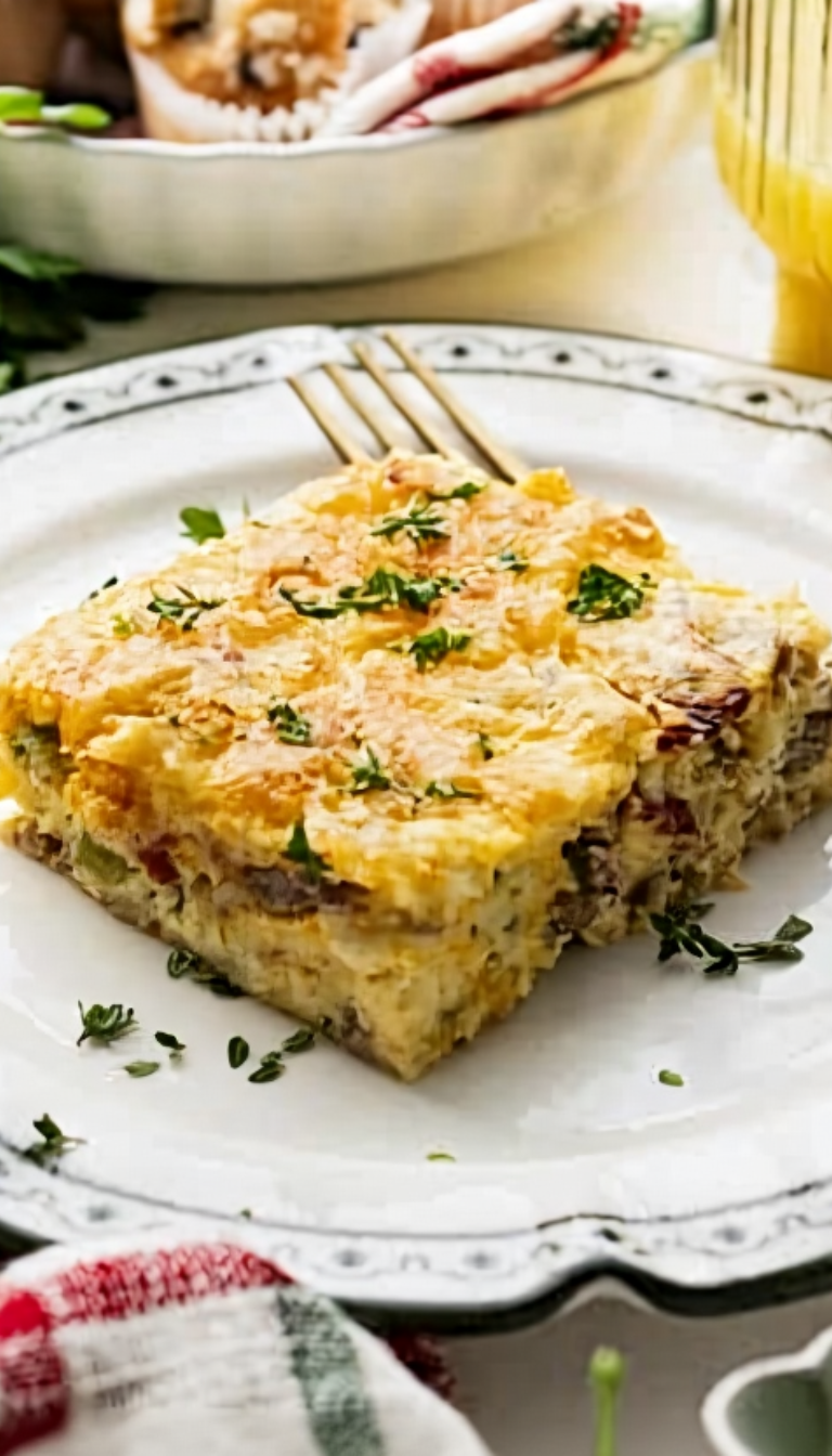 Overnight Bisquick Breakfast Casserole