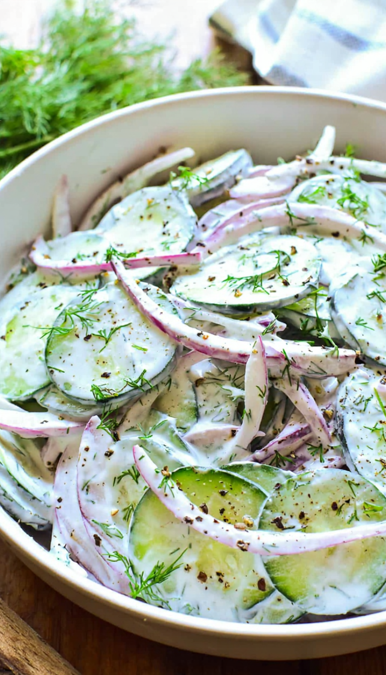 Creamy Cucumber Salad