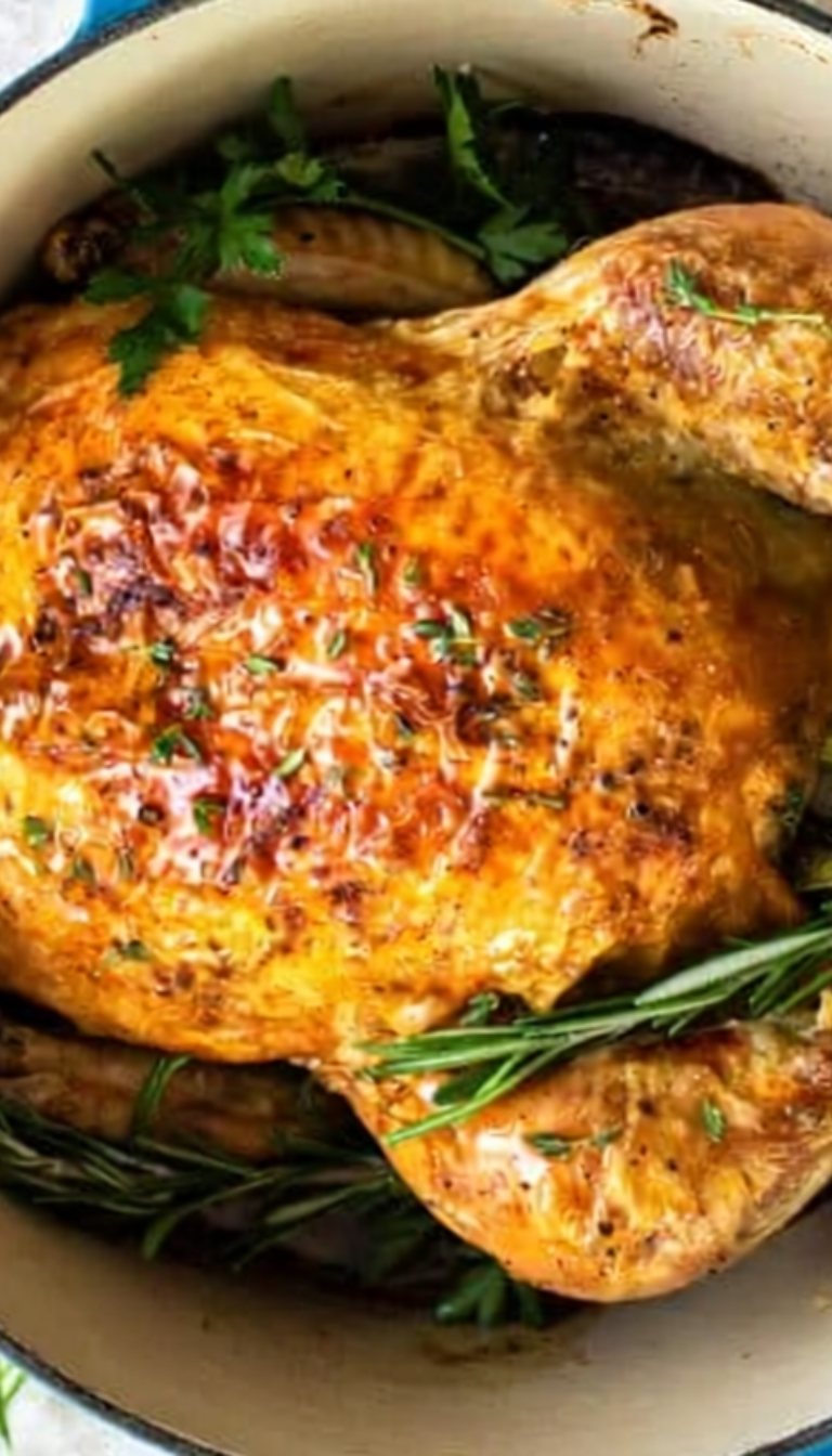 Dutch Oven Roast Chicken