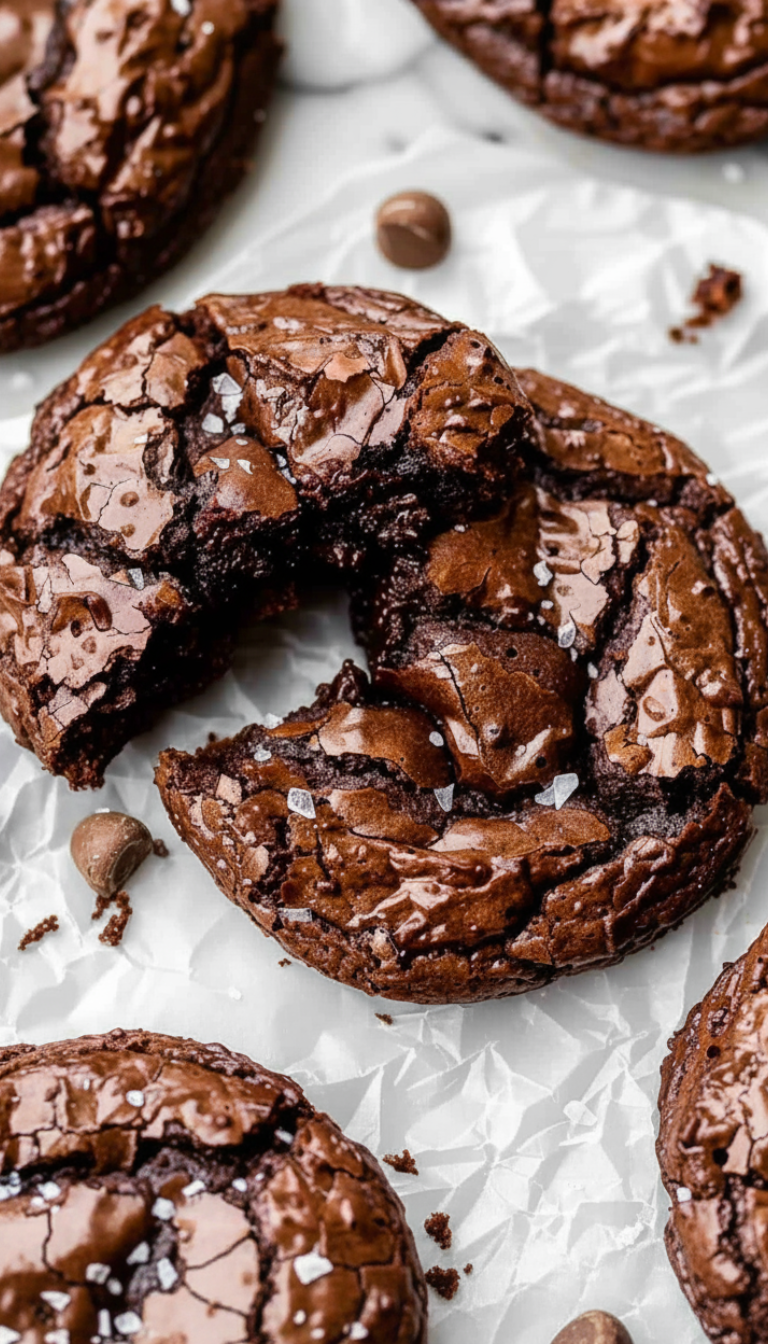 The BEST Fudgy Chewy Brookies
